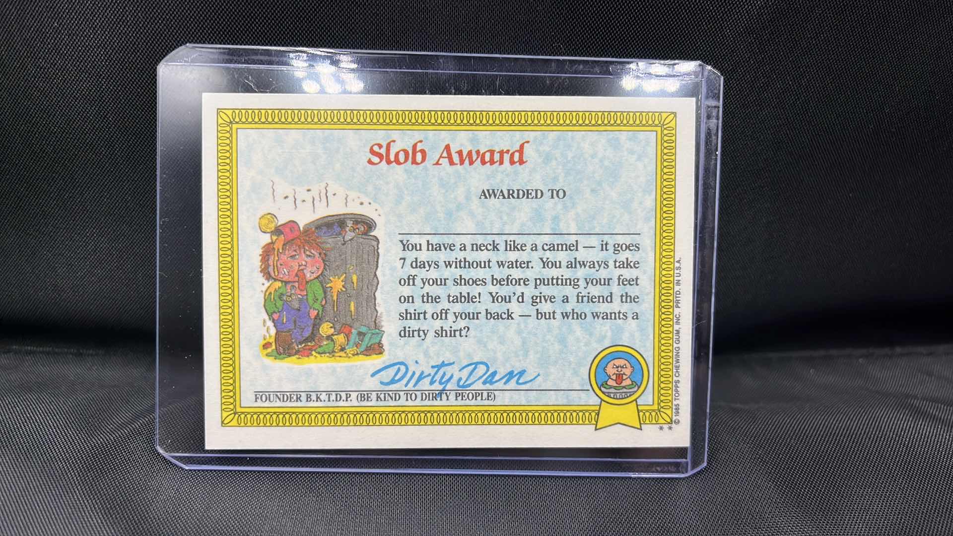 Photo 1 of 1985 TOPPS GARBAGE PAIL KIDS joltin’ joe #41b