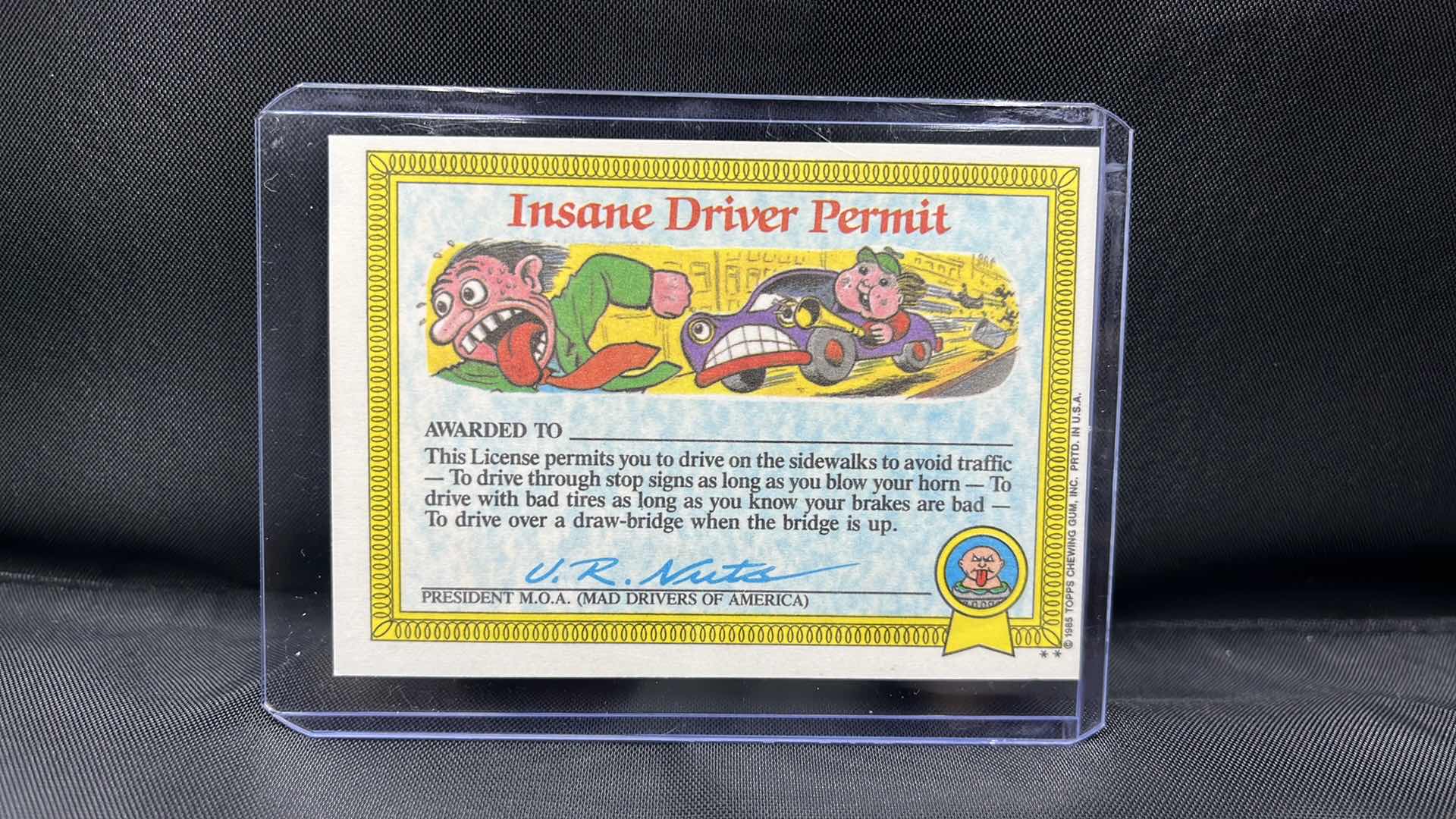 Photo 1 of 1985 Garbage Pail Kids Stickers 1st Series Bad Brad #18b