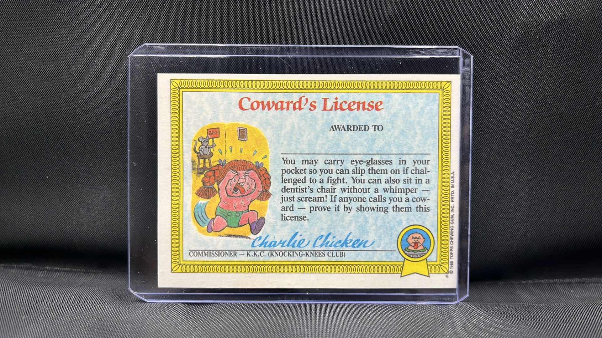 Photo 1 of 1985 Topps Garbage Pail Kids Series 1 Drippy Dan  #23a