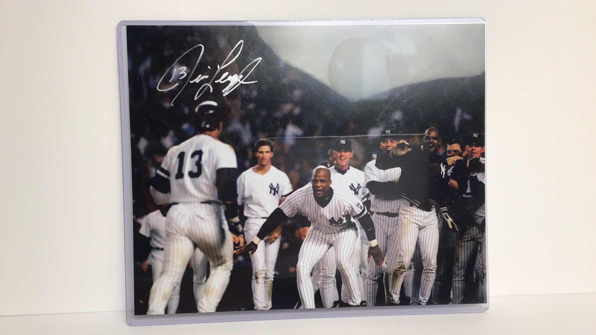 Photo 1 of  JIM LEYRITZ 13 YANKEES AUTOGRAPHED 8X10 PHOTO*