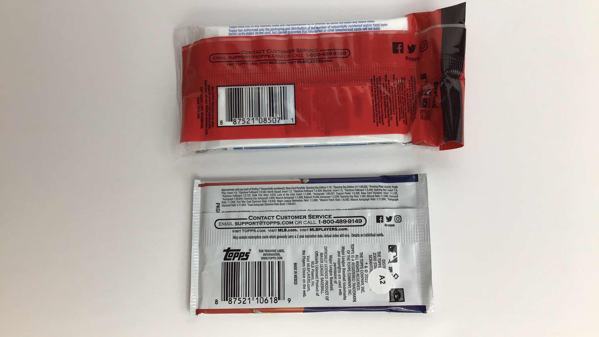 Photo 1 of $60 SEALED TOPPS CHROME BASEBALL 2019 VALUE PACK & TOPPS 2022 OPENING DAY PACK*