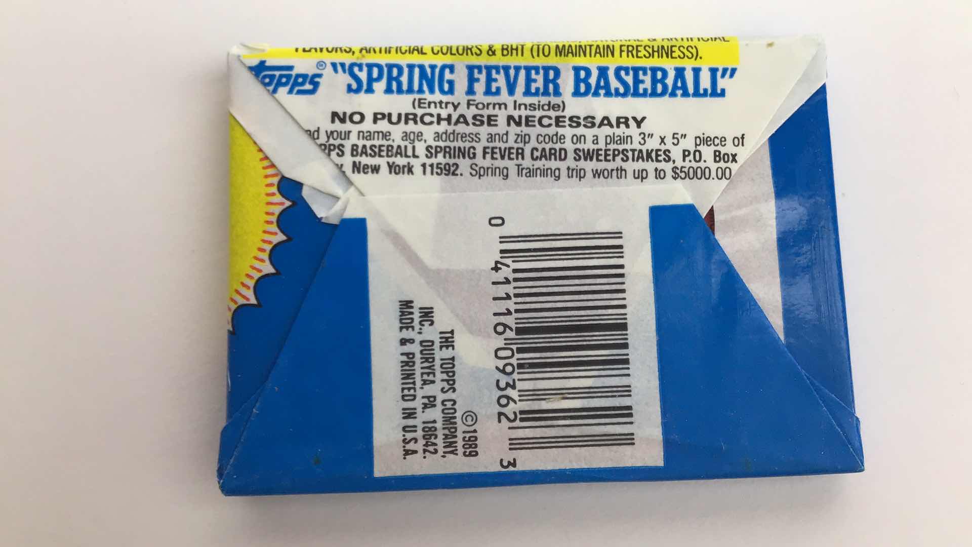 Photo 1 of $50 LOT OF 6 TOPPS 1989 MLB CARDS AND GUM SEALED PACKS*