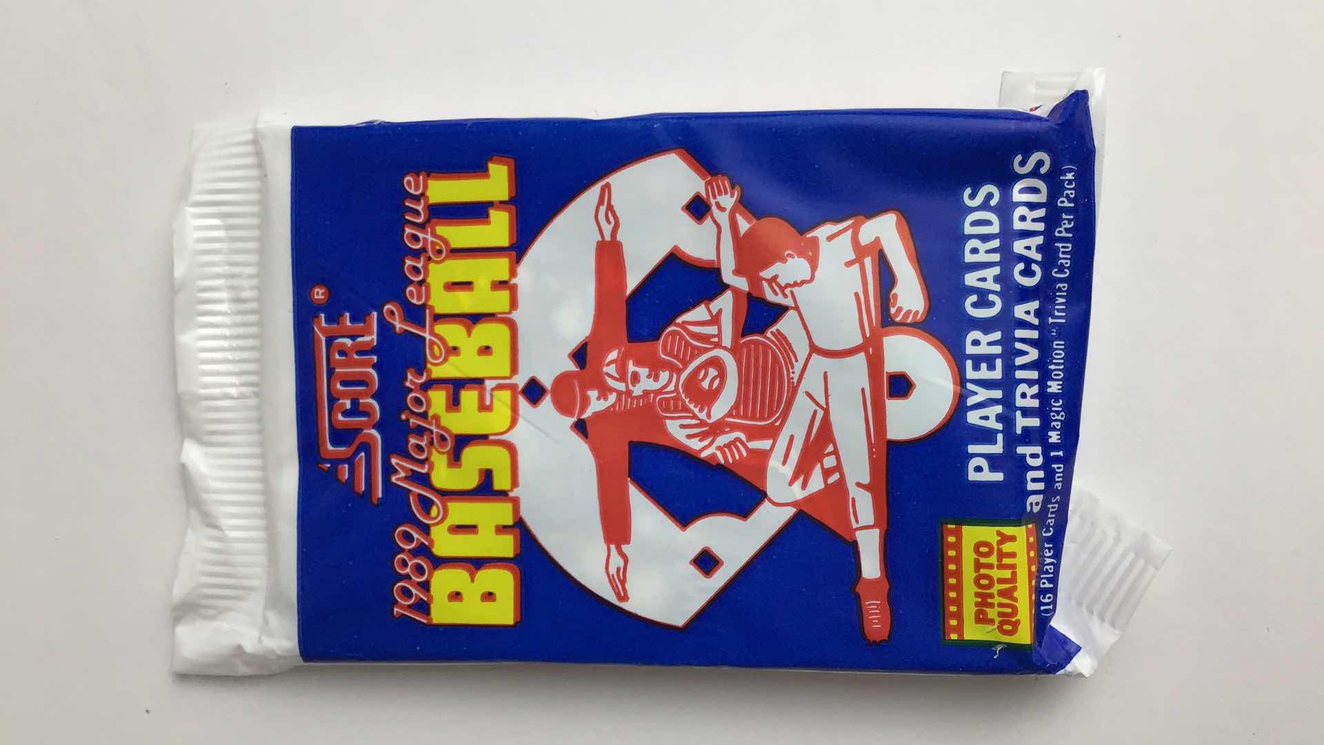 Photo 1 of $50 LOT OF 7 SEALED 1989 SCORE MLB TRADING CARD PACKS*