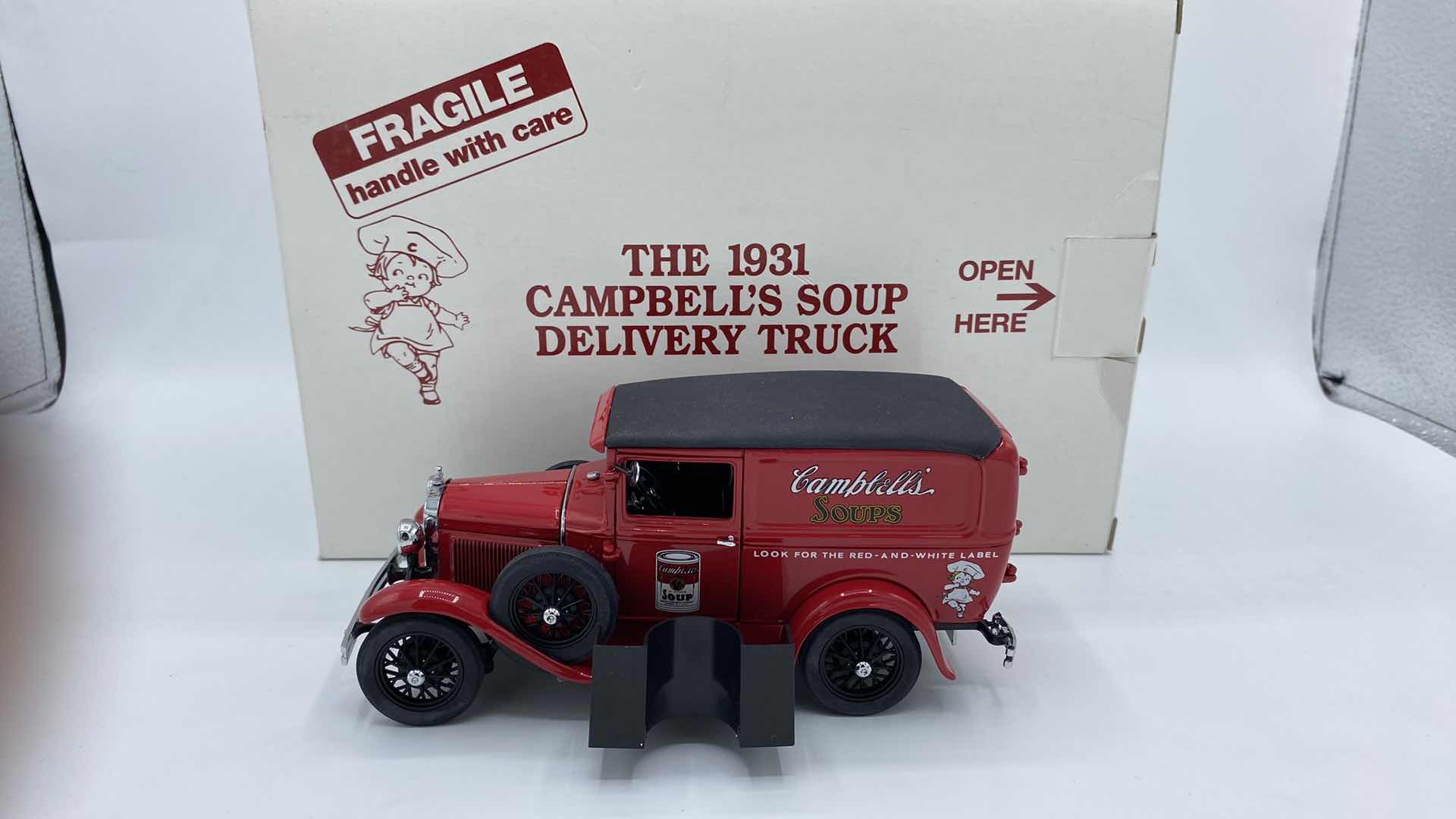 View 2 of DANBURY MINT 1931 CAMPBELL’S SOUP DELIVERY TRUCK DIE 1:24 INCLUDES BOX $150