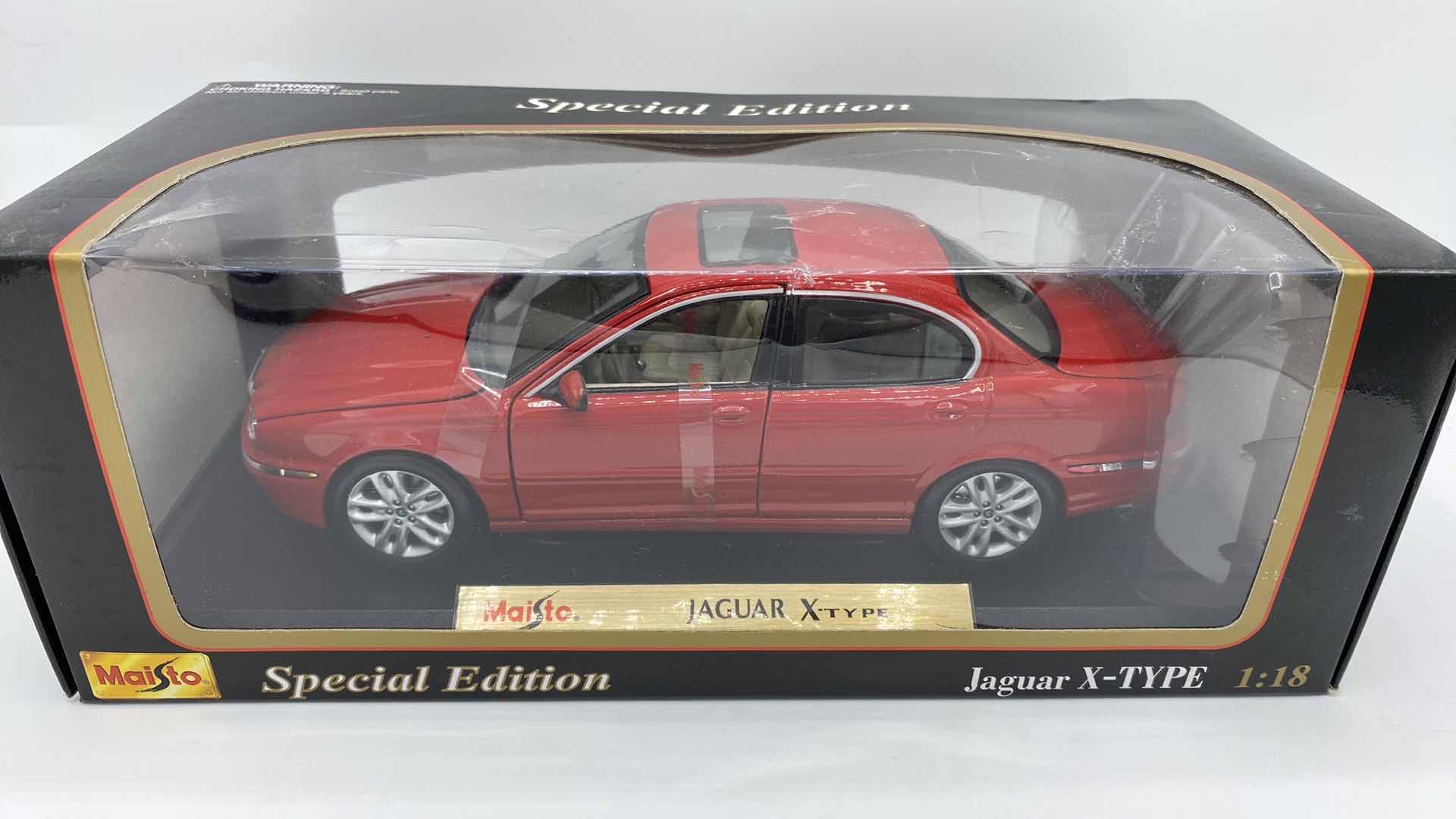 Photo 1 of NIB MAISTO SPECIAL EDITION JAGUAR X TYPE 1:18 $101