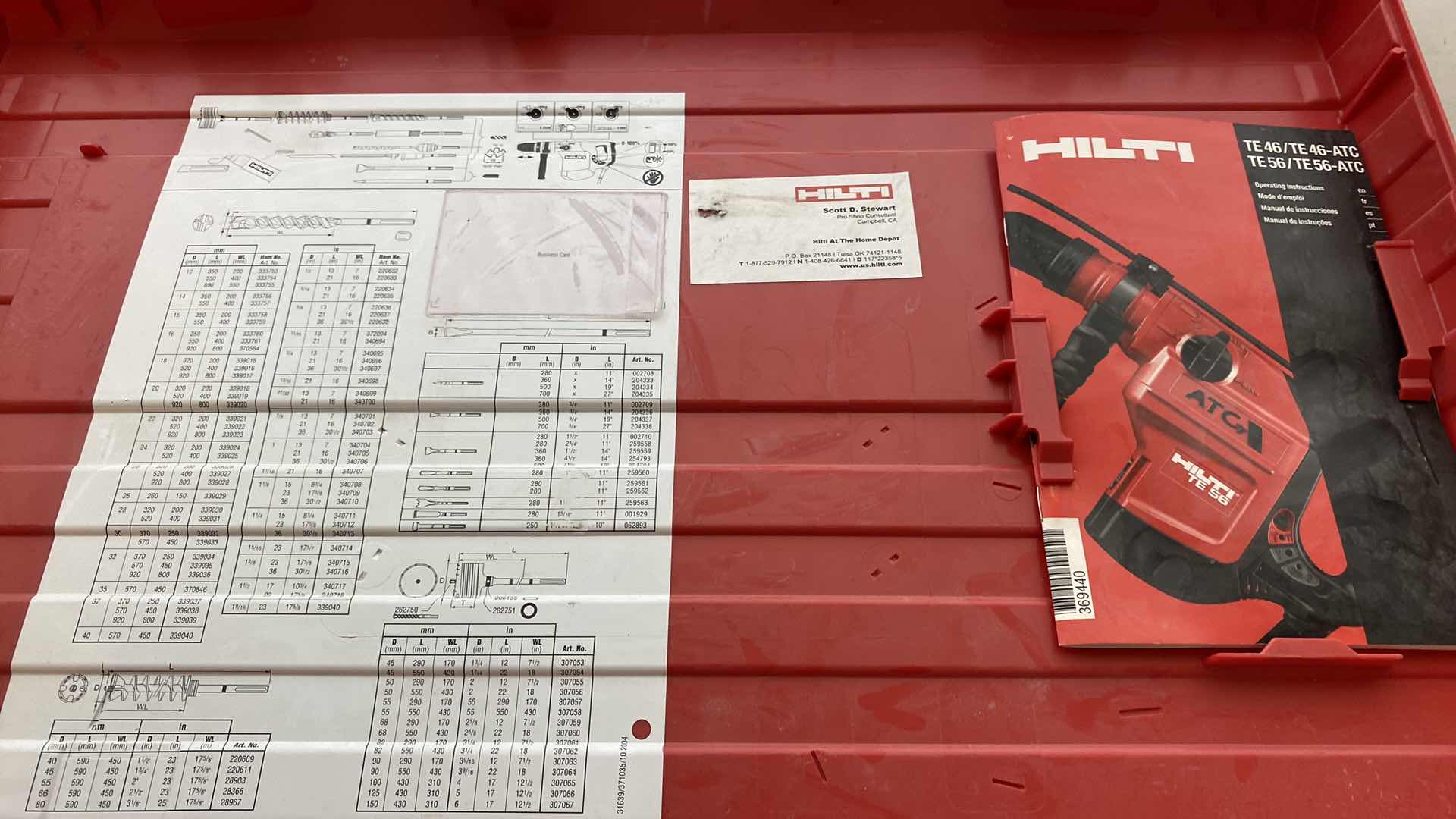 Photo 1 of HILTE 56 HAMMER DRILL $1200 see notes