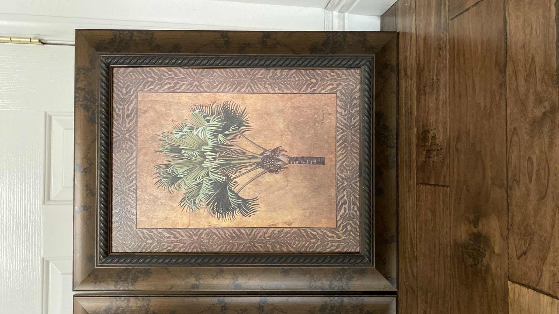 Photo 4 of 3-FRAMED PALM TREE ARTWORKS 25” x 31”