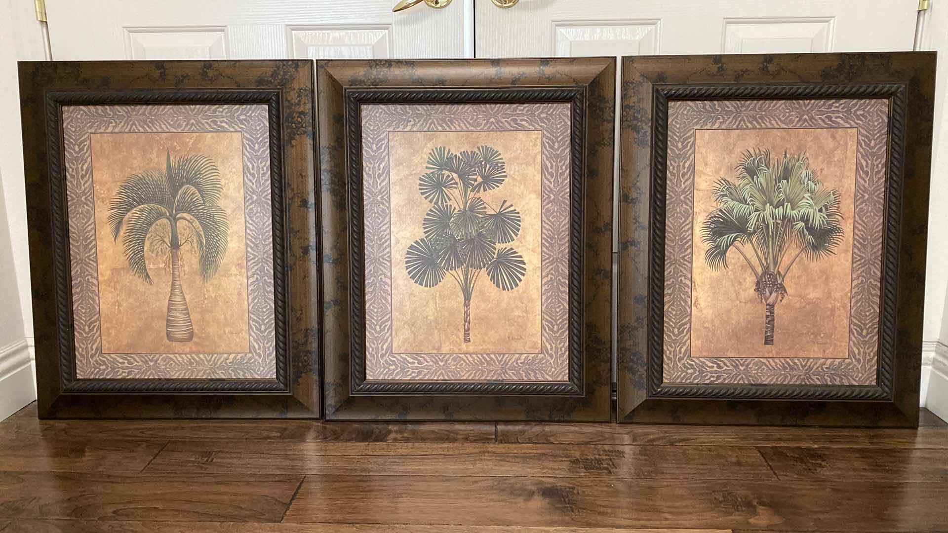 Photo 5 of 3-FRAMED PALM TREE ARTWORKS 25” x 31”