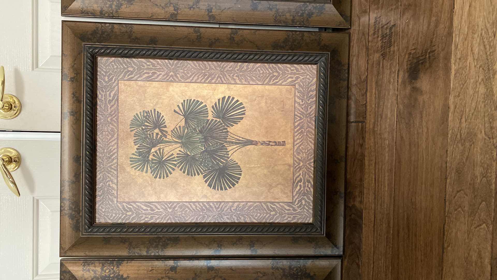 Photo 3 of 3-FRAMED PALM TREE ARTWORKS 25” x 31”