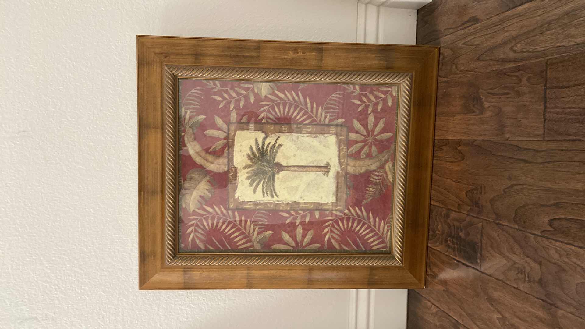 Photo 1 of 3-FRAMED TROPICAL ARTWORKS 23” x 27”