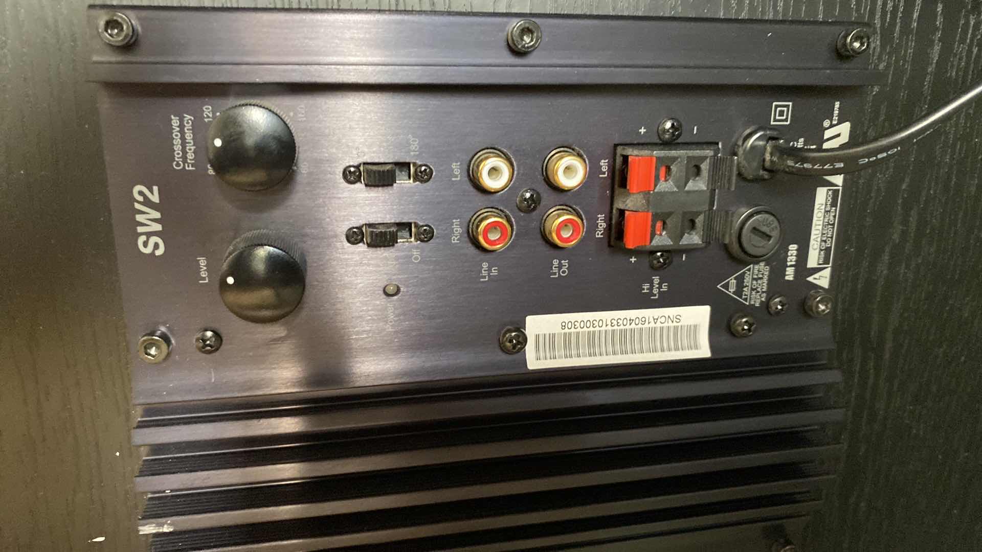 Photo 1 of MTX AUDIO SPEAKER 15“ x 16“ H 17 3/4“ SPEAKER IS ON THE UNDERSIDE