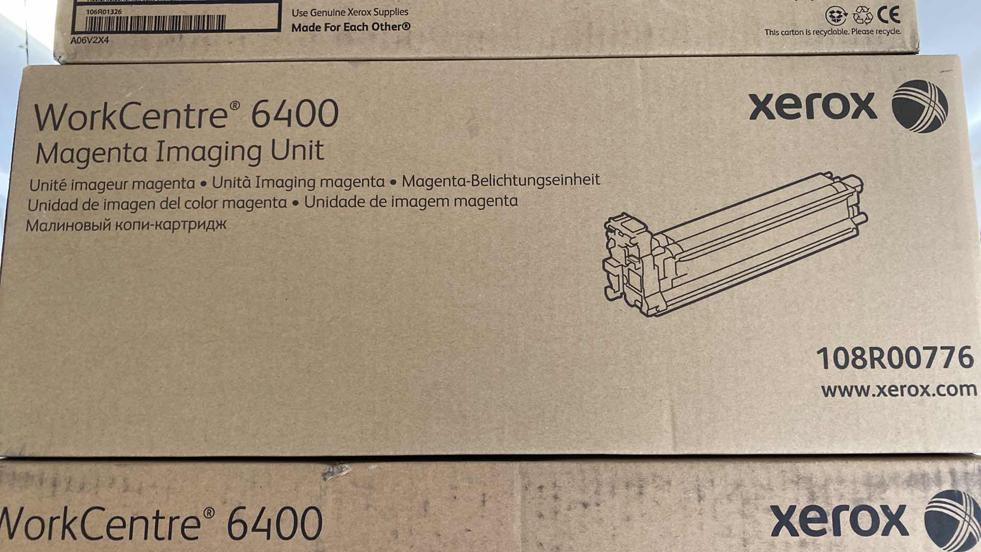 Photo 1 of CONSUMABLES FOR XEROX WORK CENTRE 6400