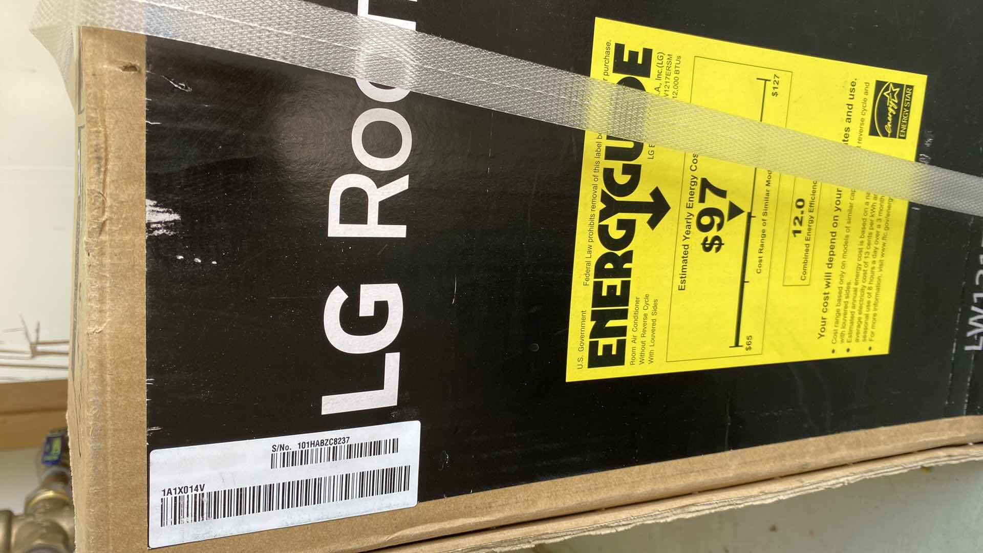 Photo 2 of NIB LG ROOM AIR CONDITIONER LW1217ERSM 12,000 BTU FOR ROOM SIZE 550 Sq. Ft.