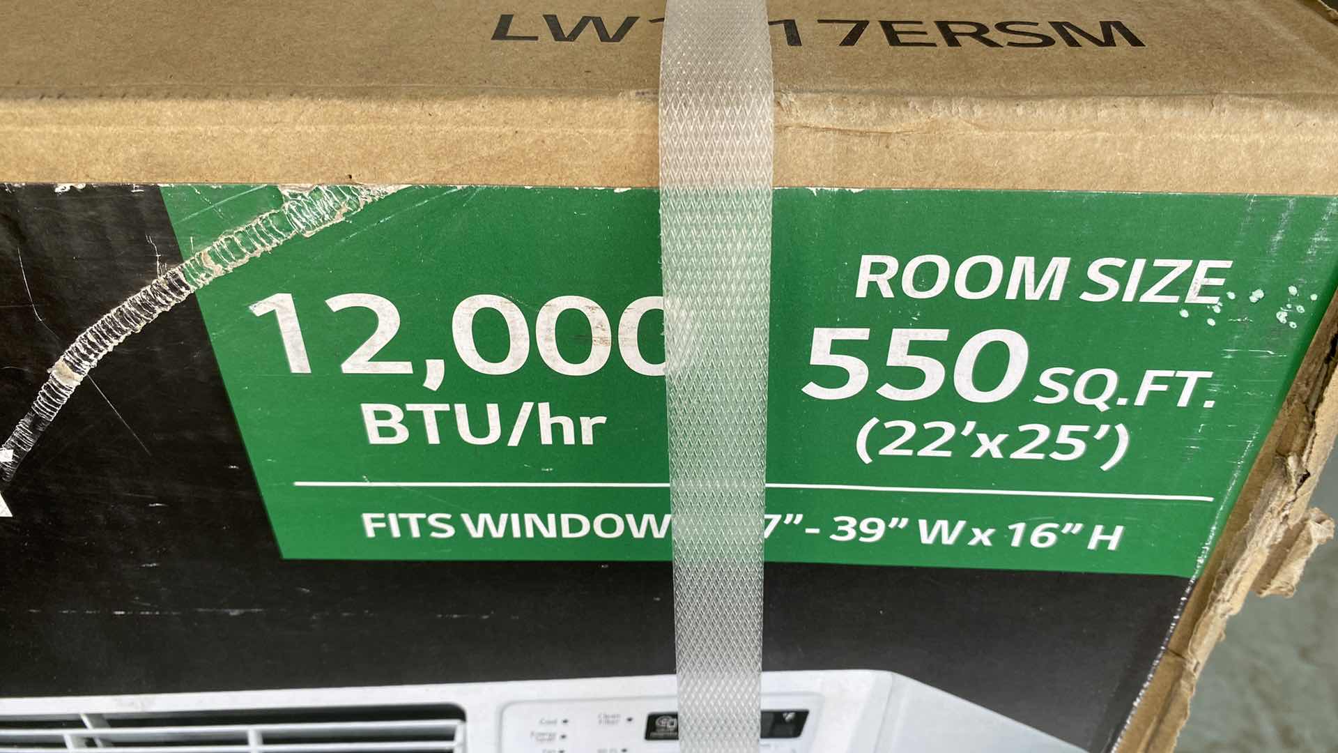 Photo 3 of NIB LG ROOM AIR CONDITIONER LW1217ERSM 12,000 BTU FOR ROOM SIZE 550 Sq. Ft.