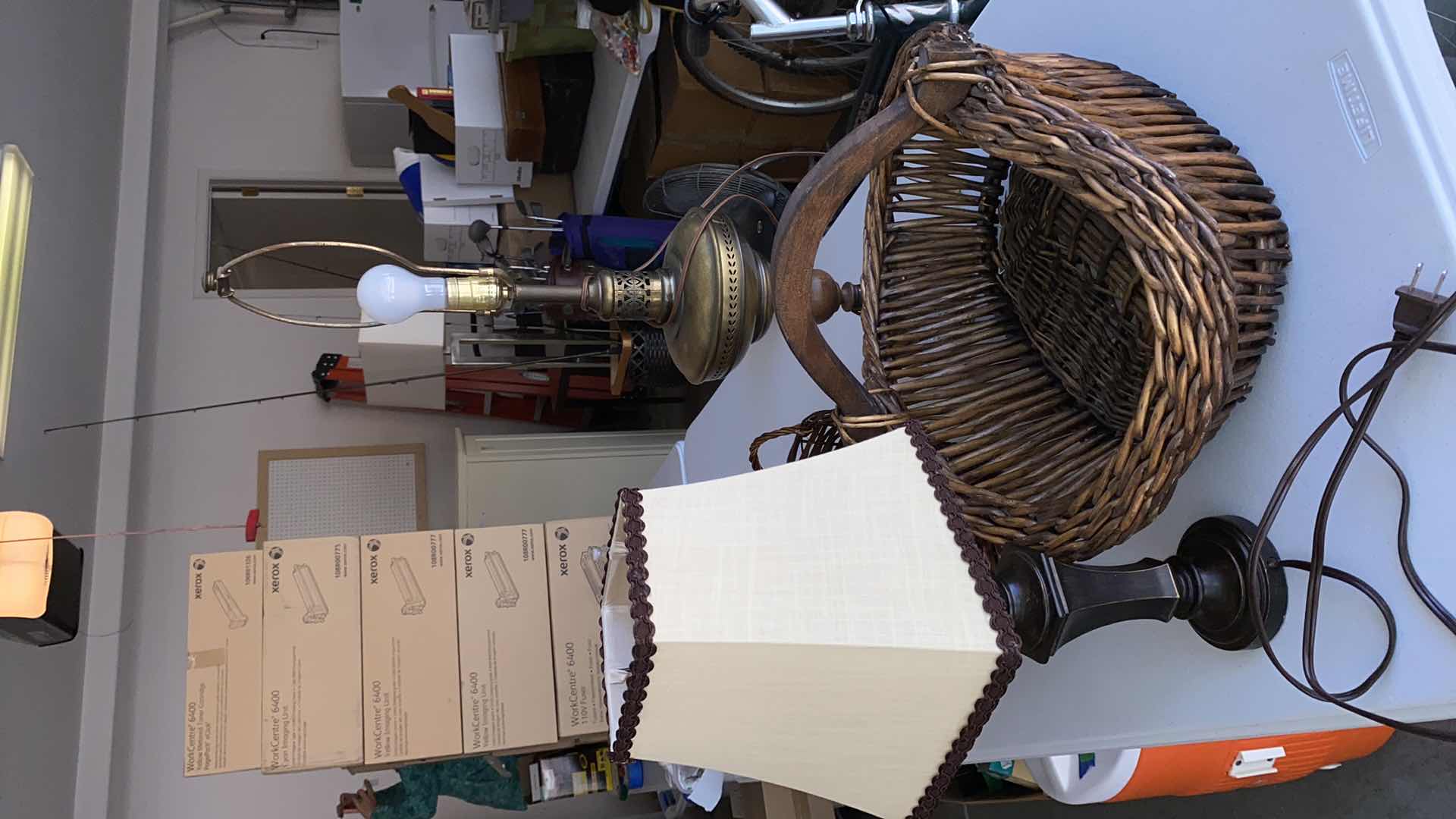 Photo 1 of PAIR OF LAMPS TALLEST 32”