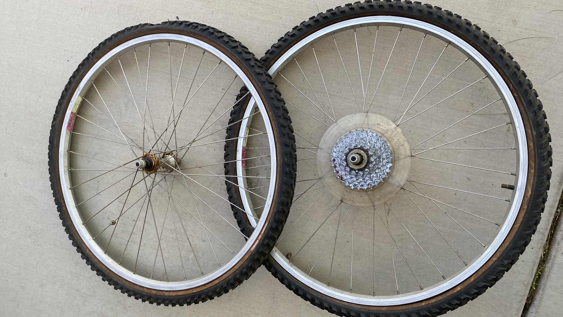 Photo 1 of PAIR OF VANTAGE COMP BIKE TIRES RIM 22”