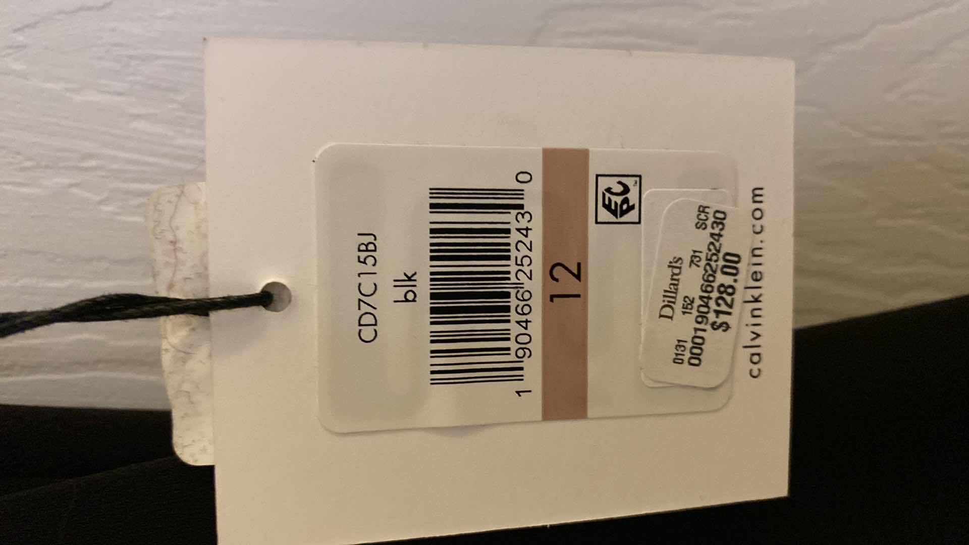 Photo 1 of WOMENS SIZE 12 NWT CALVIN KLEIN BLACK DRESS