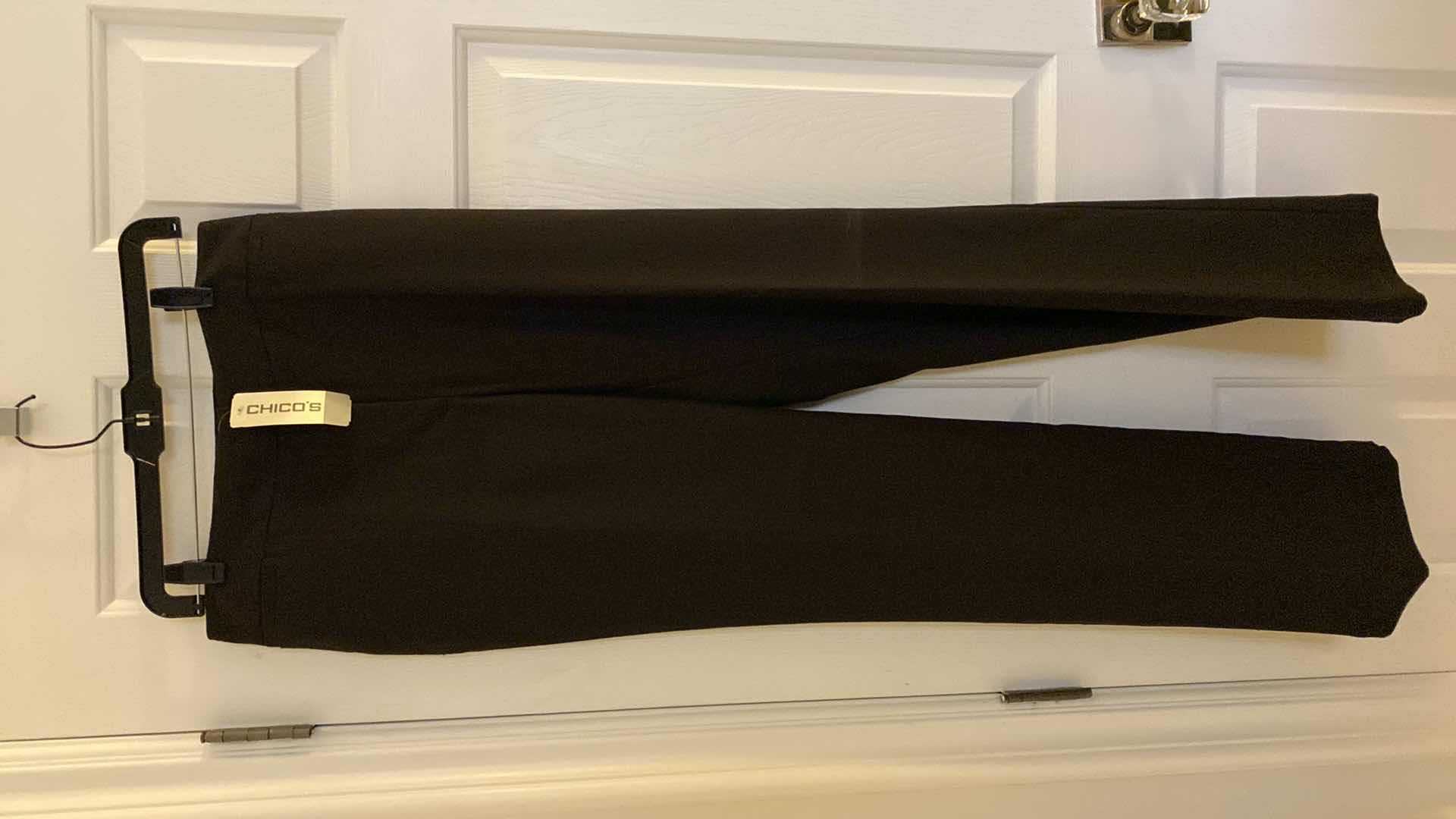 Photo 1 of WOMENS NWT CHICOS SIZE 1 TALL BLACK HERRINGBONE DRESS SLACKS