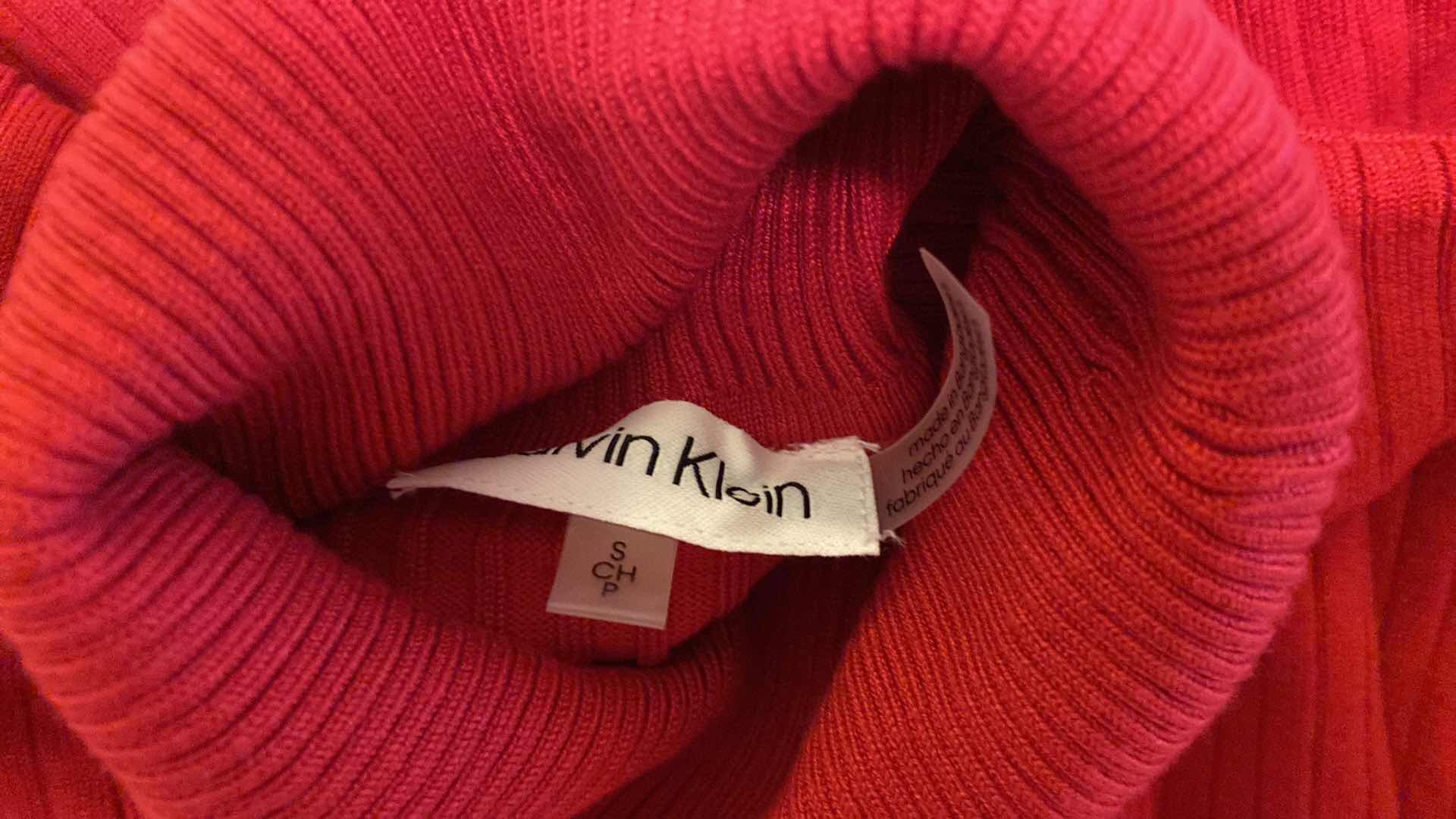 Photo 1 of 4- WOMENS SIZE SMALL NEW  CALVIN KLEIN OVERSIZED SWEATERS (1 has tag)