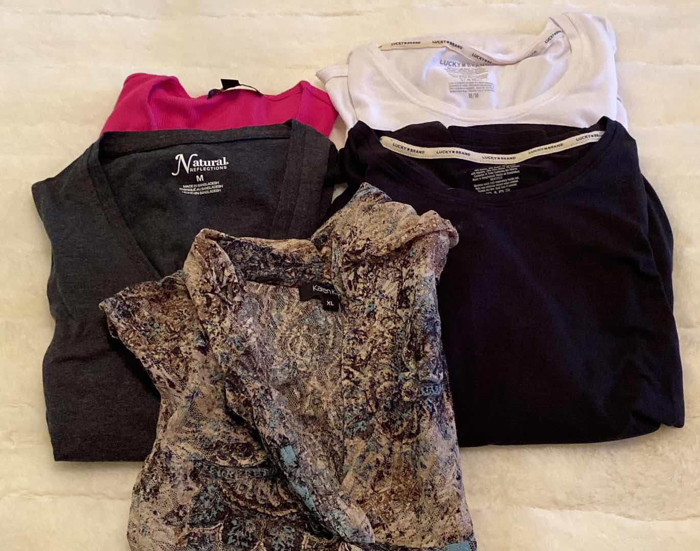 Photo 1 of 9- WOMENS SIZES S, M & L. WHITE HOUSE BLACK MARKET 4 SMALLS, INC, LUCKY BRAND 4 SIZE MEDIUM, KAREN KANE STRETCH LACE SIZE XL