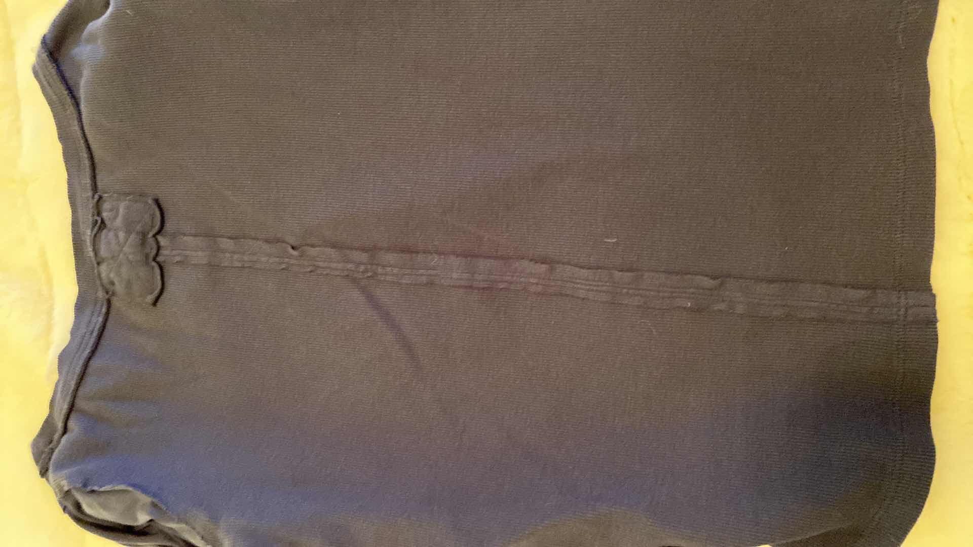 Photo 7 of 3-WOMENS SIZE LARGE FREE PEOPLE BRAIDED SLEEVE SHIRTS MAUVE, WHITE & NAVY ORIGINAL $68 EACH