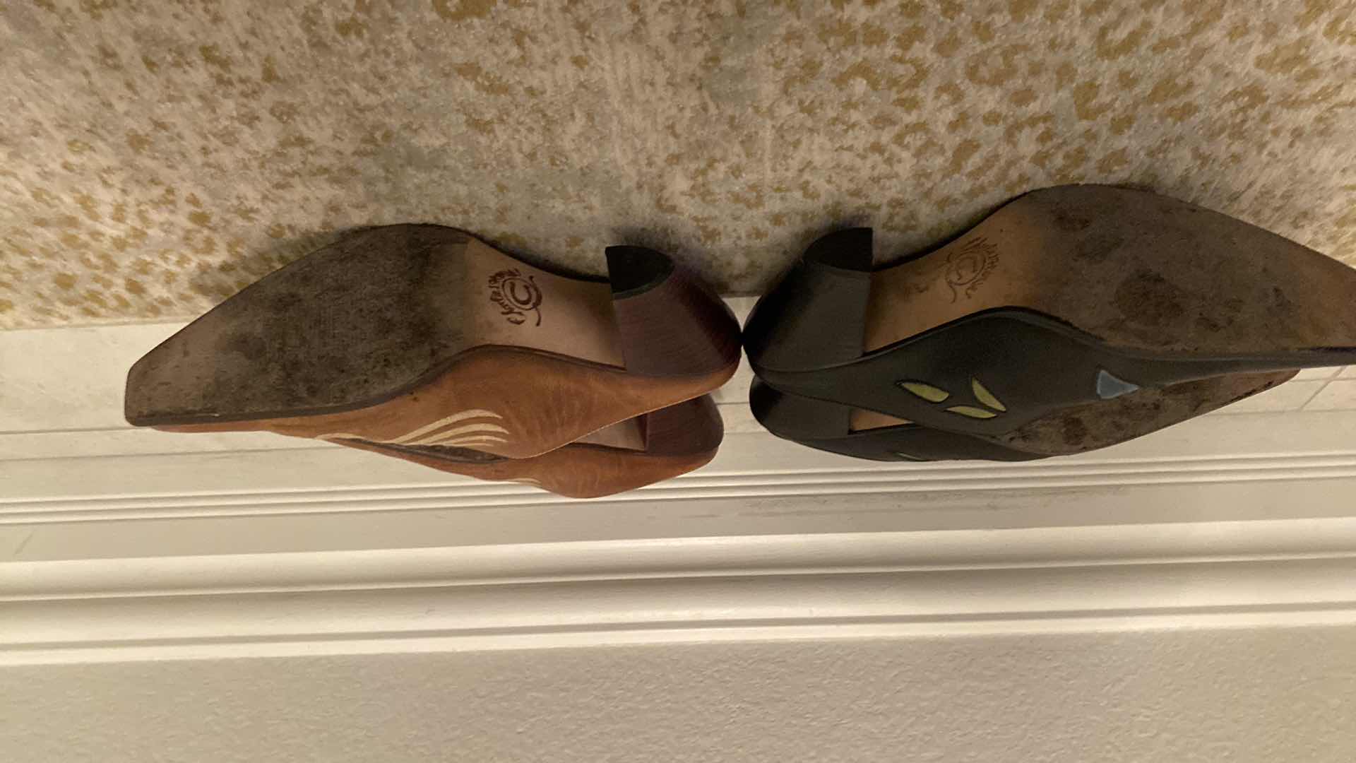 Photo 8 of 2 PAIRS WOMENS SIZE 10 CHARLIE 1 HORSE MULES ORIGINALLY $175 EACH