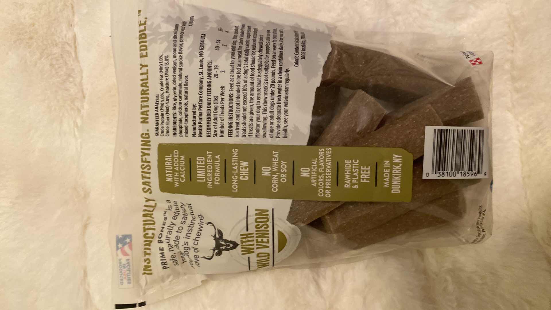 Photo 1 of 4 BAGS PURINA PRIME BONES 9 PK. 21.8 oz. BEST USED BY MARCH 2024