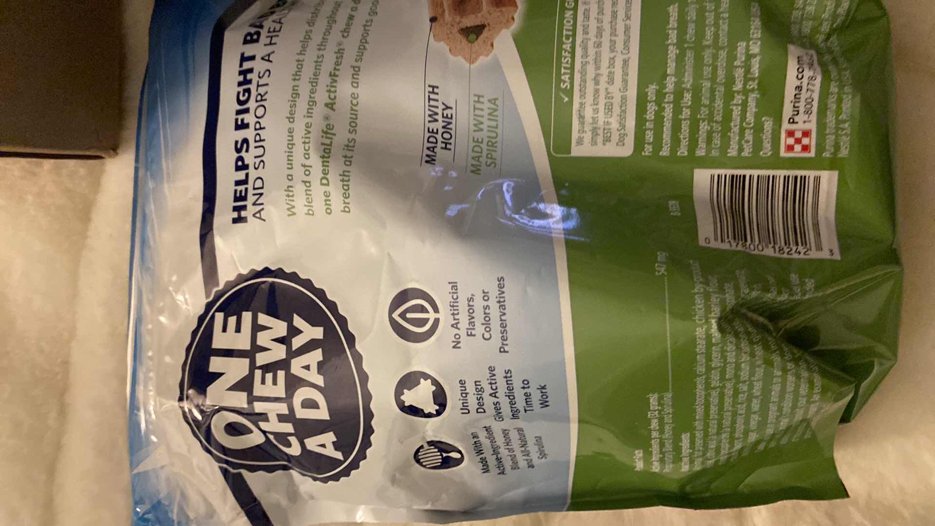 Photo 1 of 2 BAGS PURINA DENTALIFE LARGE DOG TREATS 30 TREATS PER BAG 2lb 3 oz.  BEST BY NOV 2023