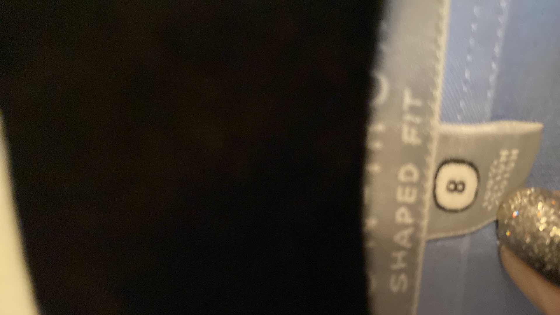 Photo 1 of WOMENS SIZE 8 FOXCROFT LONG SLEEVE SHIRTS - LIGHT PINK AND BLUE