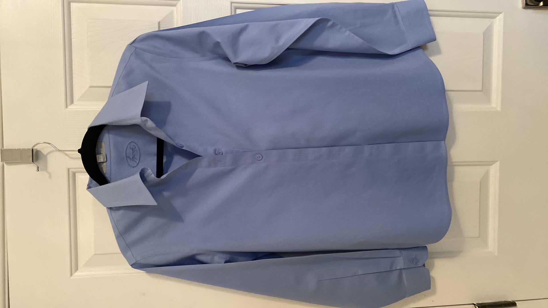 Photo 1 of WOMENS SIZE 8 FOXCROFT LONG SLEEVE SHIRTS - LIGHT PINK AND BLUE