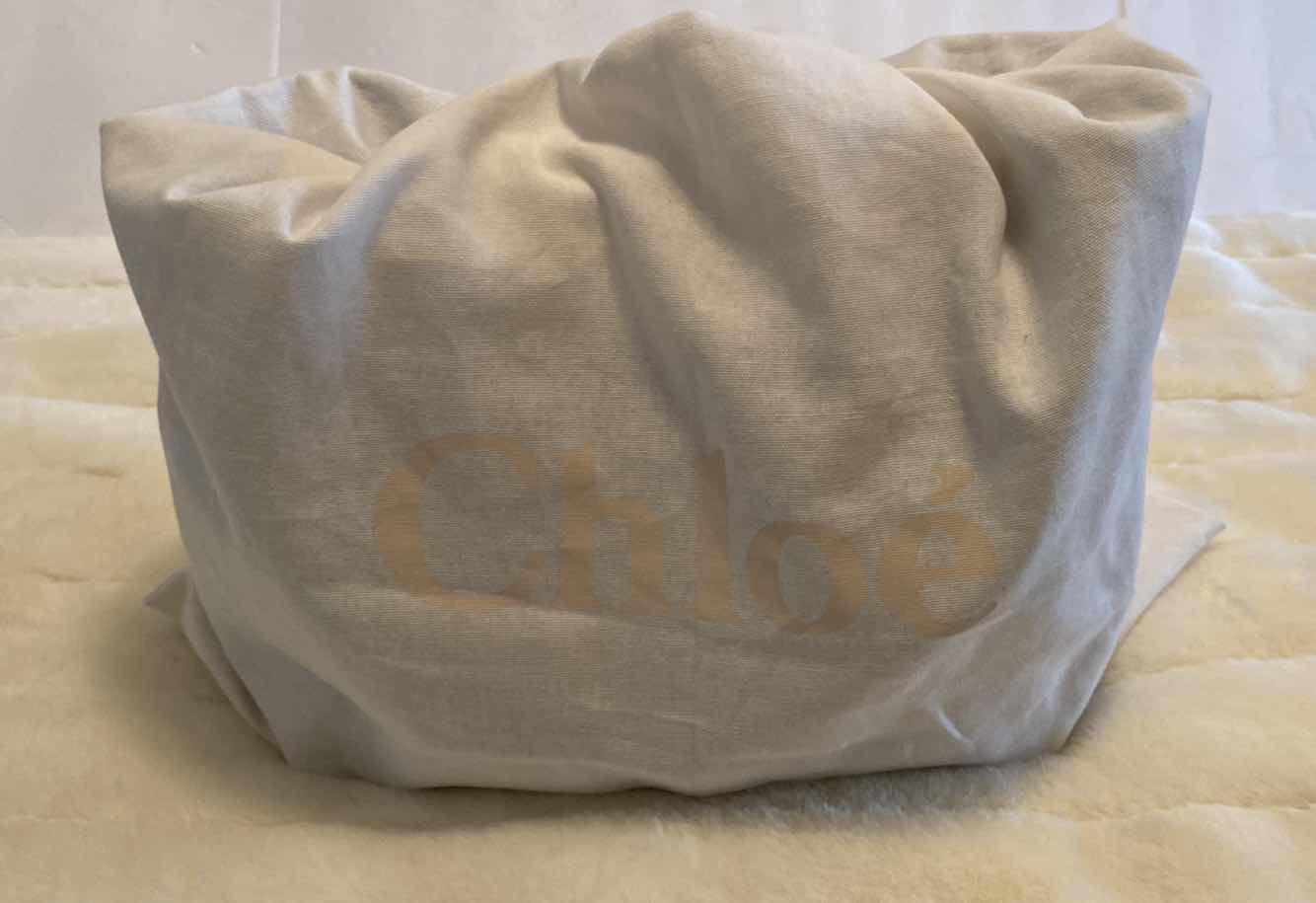 Photo 16 of AUTHENTIC CHLOE SINGLE SIZE MILO BLACK LEATHER & SUEDE TOTE - LIKE NEW- FINAL SALE - NOT RETURNABLE 13” X 7” H 11” NOT INCLUDING HANDLES, INCLUDES PELKIN PINK FELT ORGANIZER