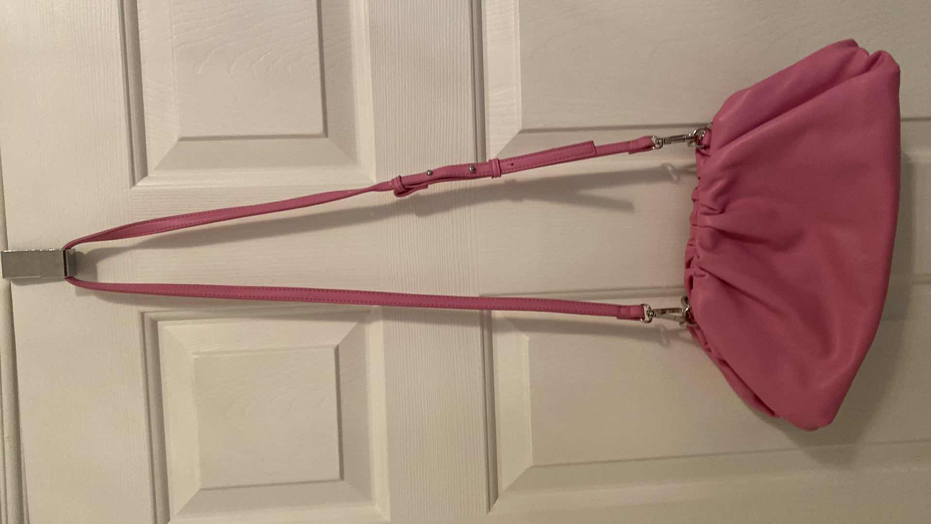 View 4 of 2 HANDBAGS TOTE 17.5” X 11 3/4”, INC PINK BAG 12” X 7”