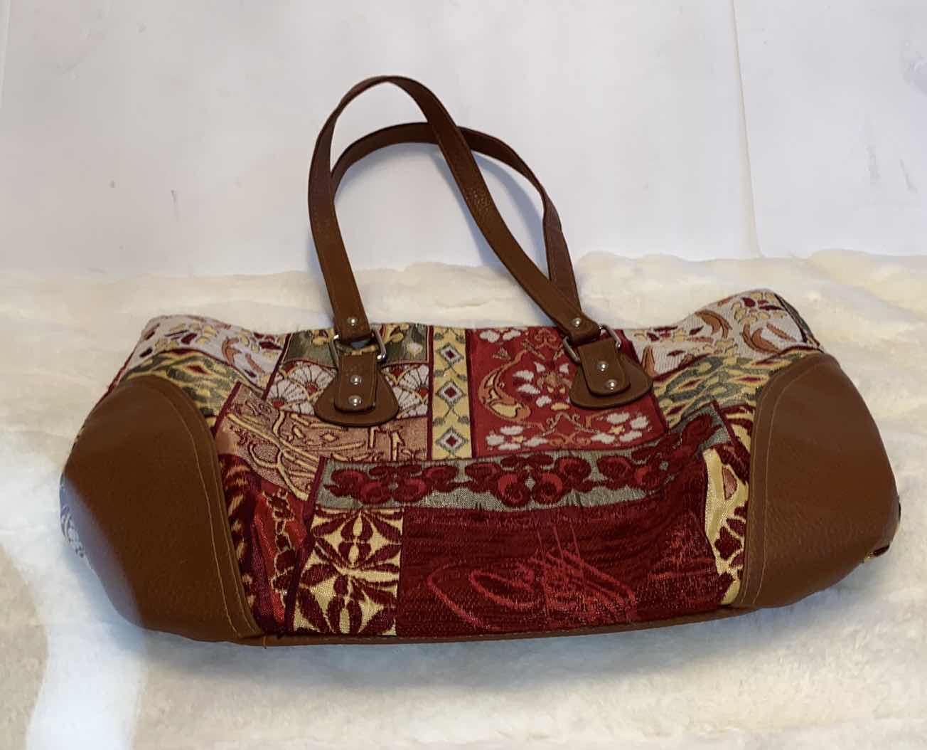 View 2 of 2 HANDBAGS TOTE 17.5” X 11 3/4”, INC PINK BAG 12” X 7”