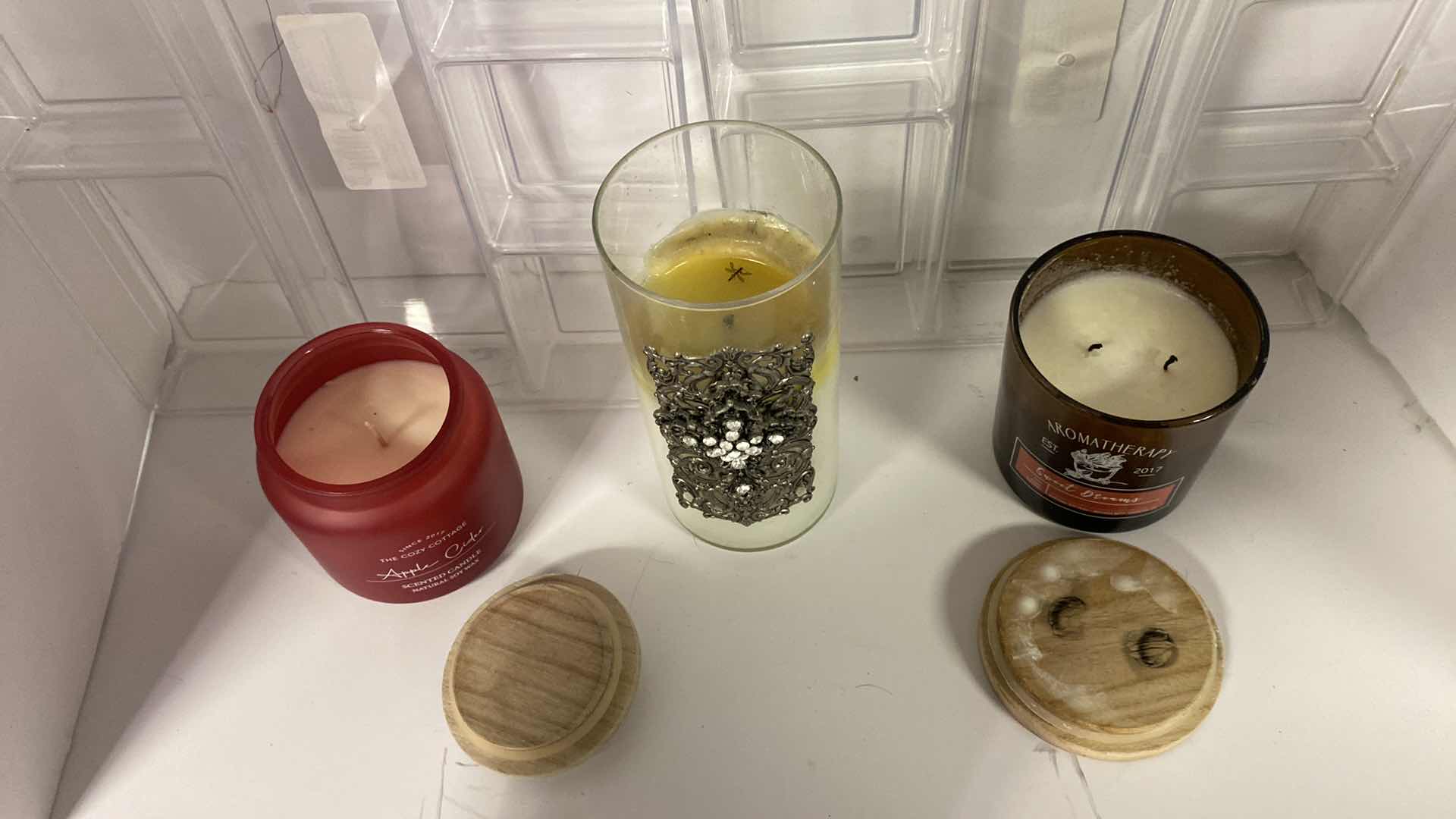 Photo 1 of 3 CANDLES & 2 DRAWER ORGANIZERS