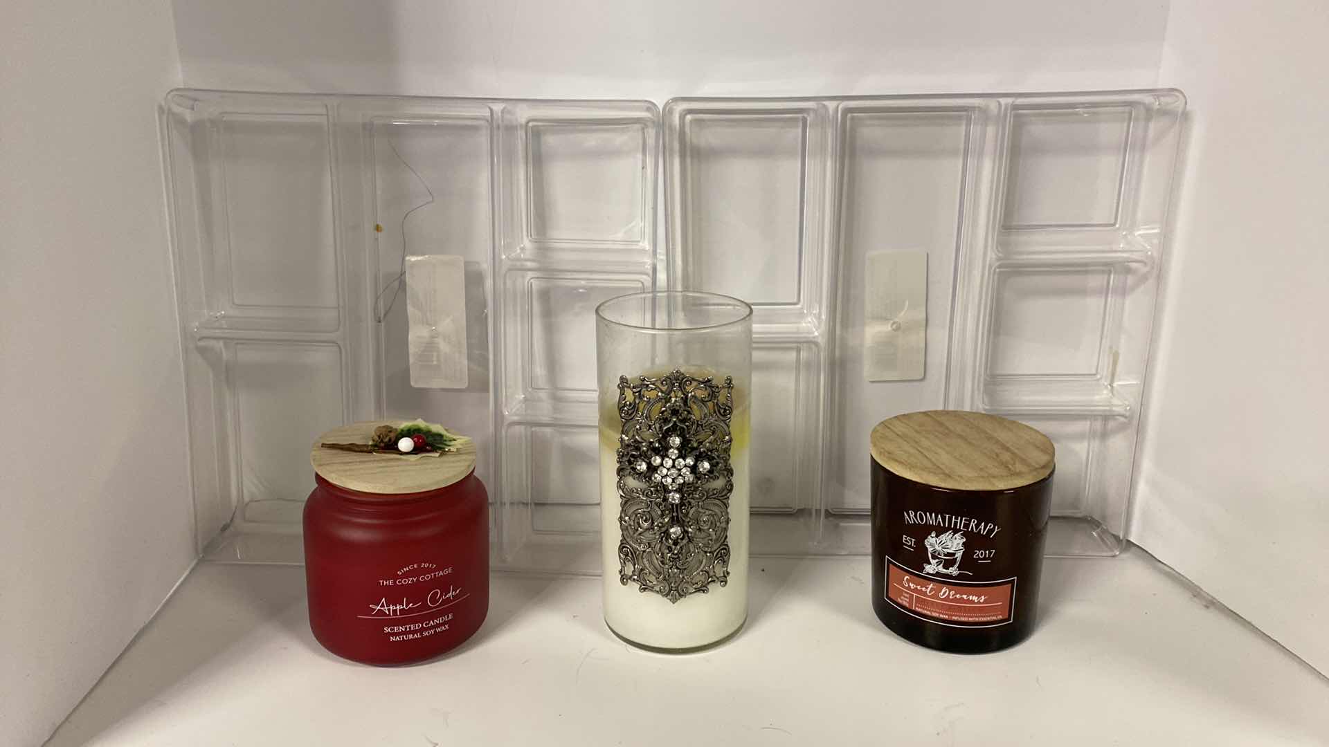 Photo 1 of 3 CANDLES & 2 DRAWER ORGANIZERS