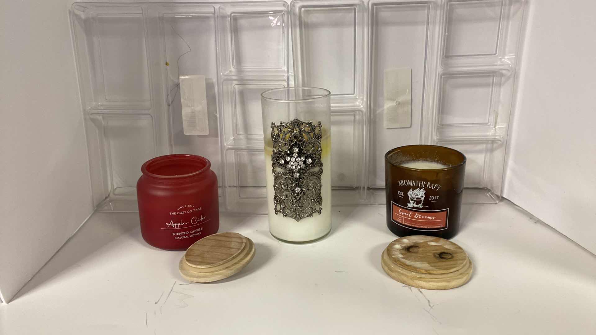 Photo 1 of 3 CANDLES & 2 DRAWER ORGANIZERS