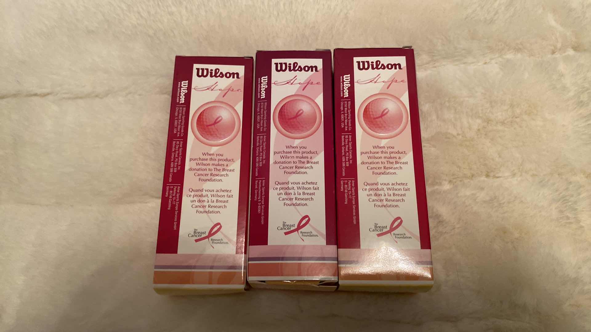 Photo 1 of WILSON HOPE GOLF BALLS- 8 BALLS