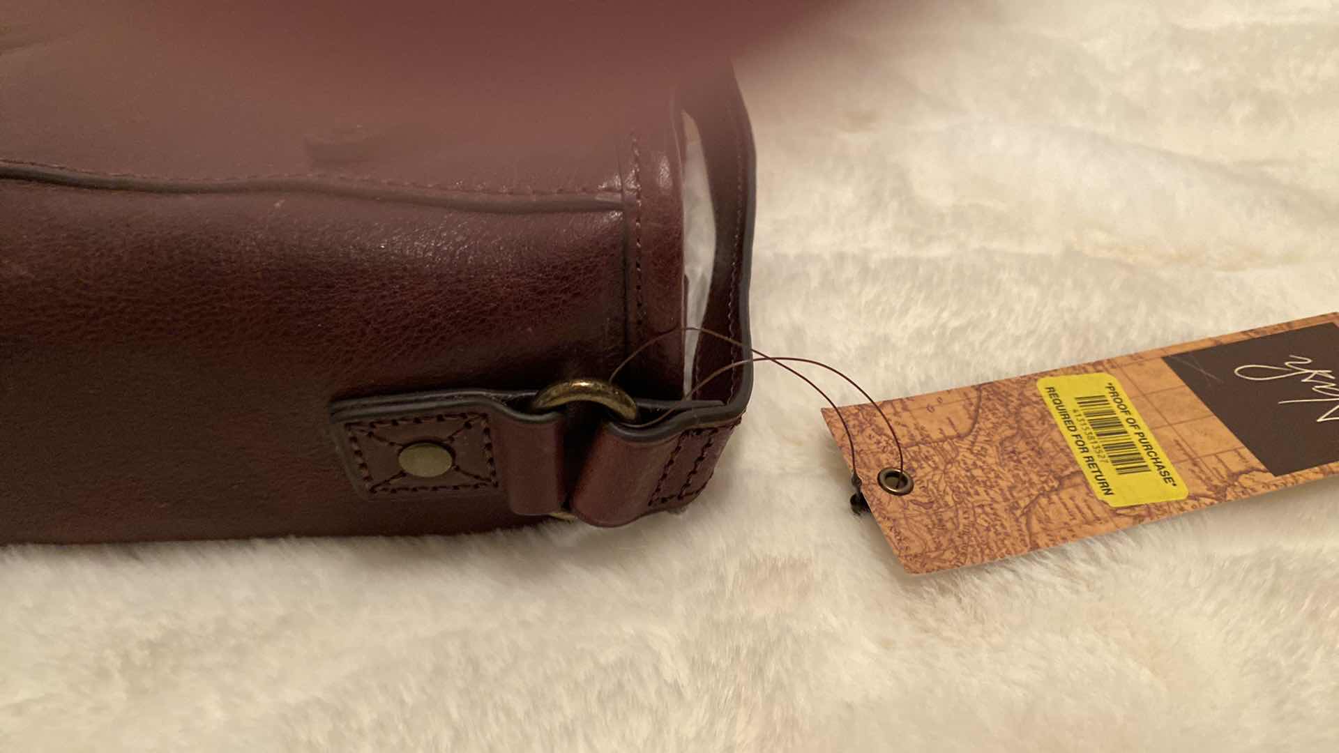 Photo 1 of PATRICIA NASH MENS LEATHER TRAVEL CASE FOR TOILETRIES WITH DUST BAG