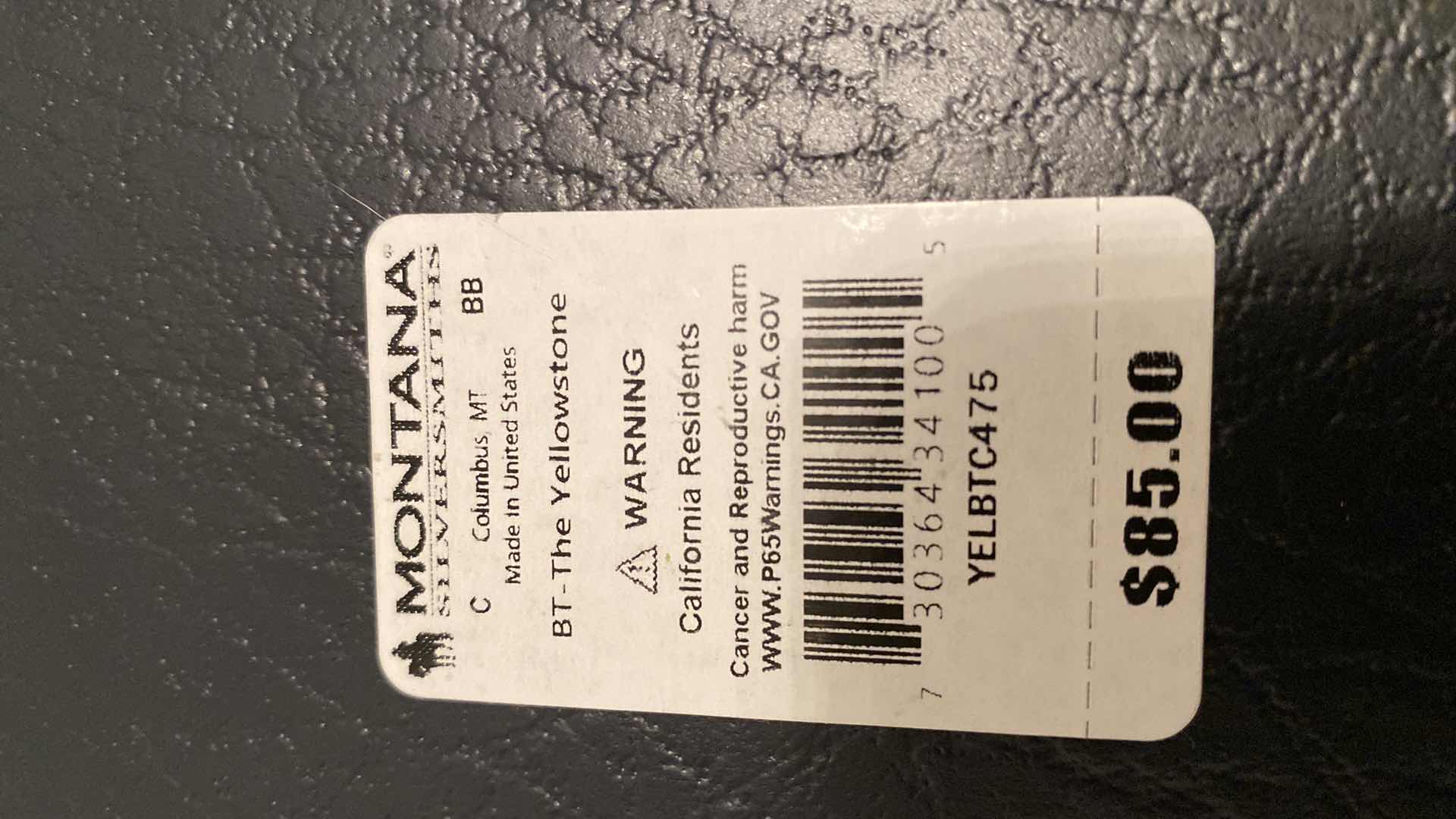 Photo 1 of NEW IN BOX - MONTANA SILVERSMITHS YELLOWSTONE BOLO TIE