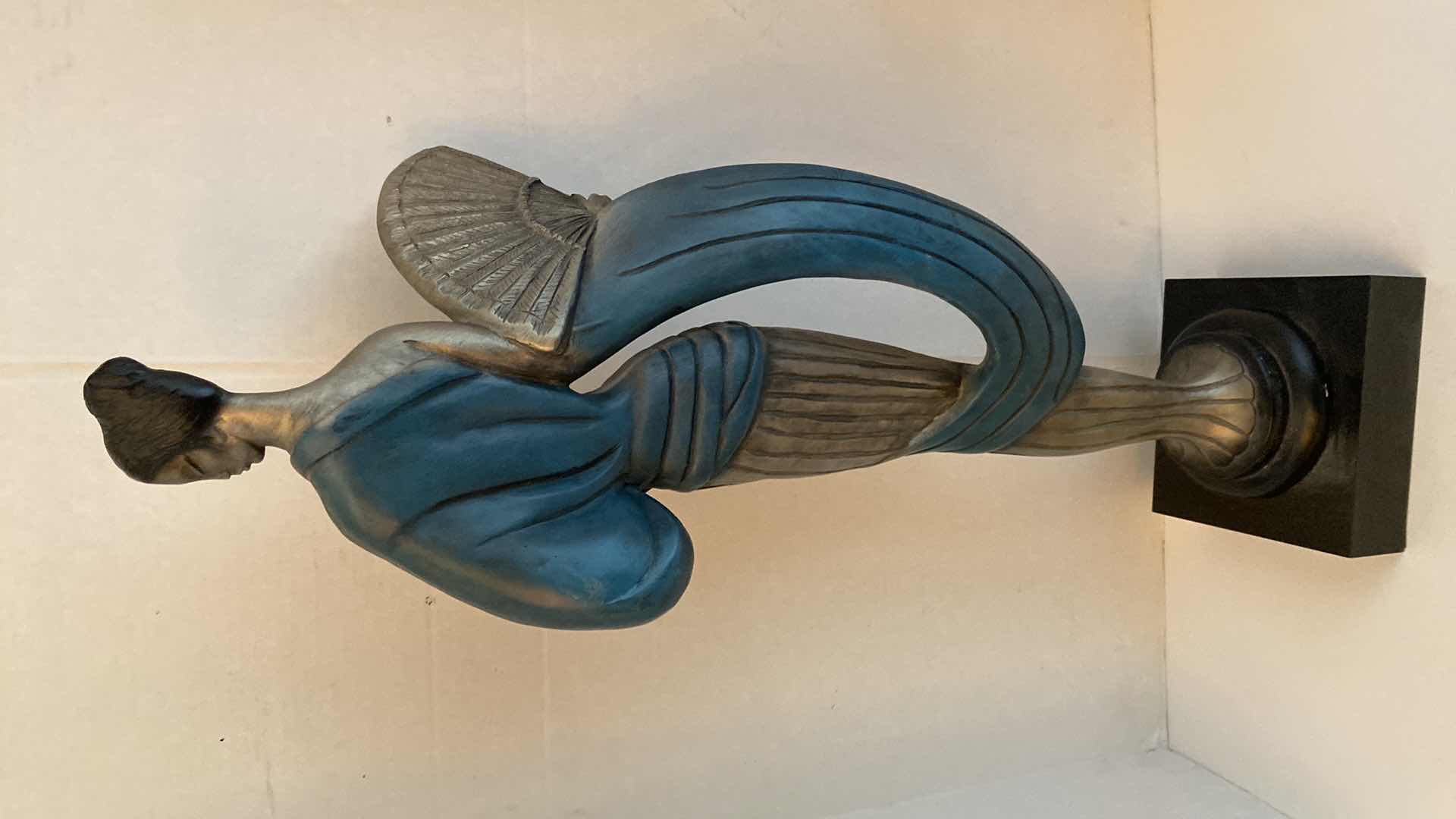 Photo 1 of 1985 SCULPTURE OF GEISHA GIRL BY FISHER STATUE H 29”