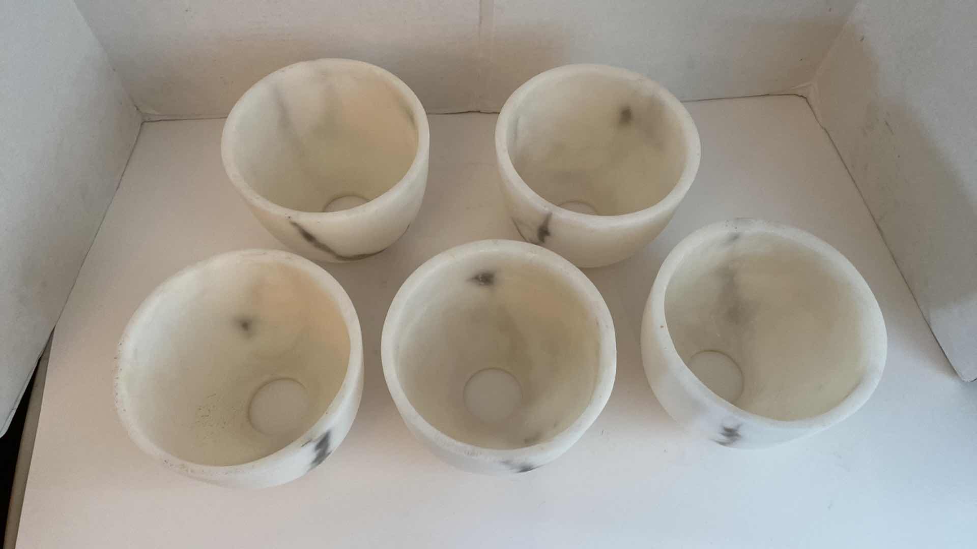 Photo 1 of 5 - CERAMIC LAMP SHADES FOR CHANDELIER 5.75” x 4.75”