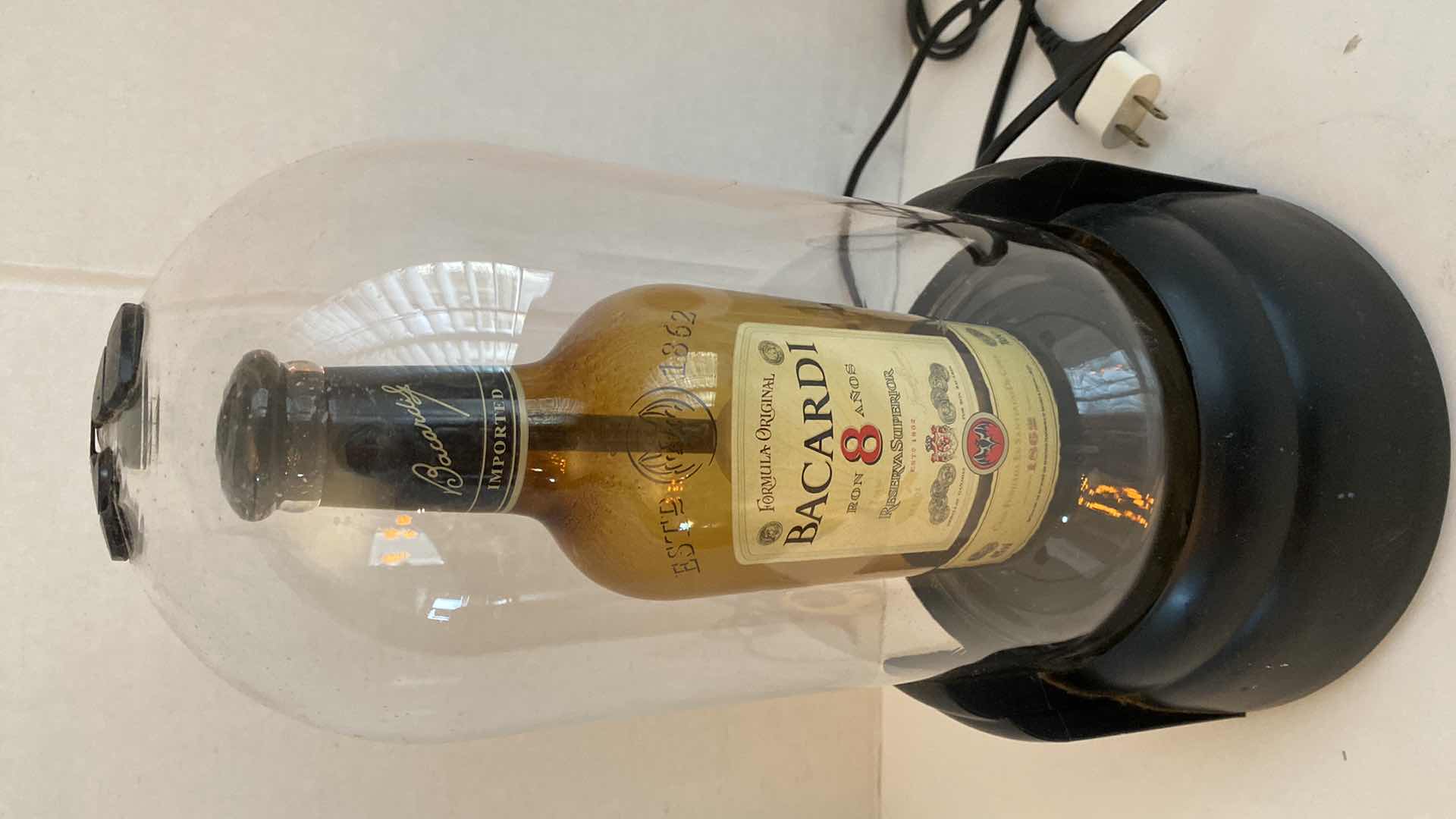 Photo 1 of BACARDI BAR LAMP H 14”