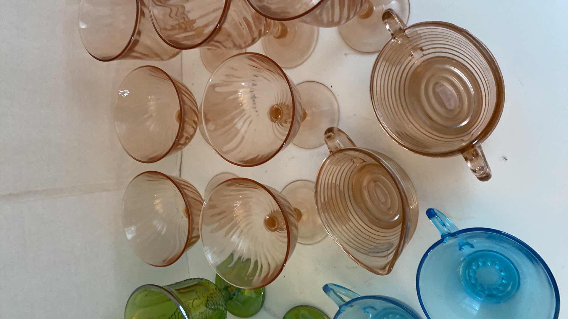 Photo 4 of COLLECTIBLE COLORED GLASS ASSORTMENT