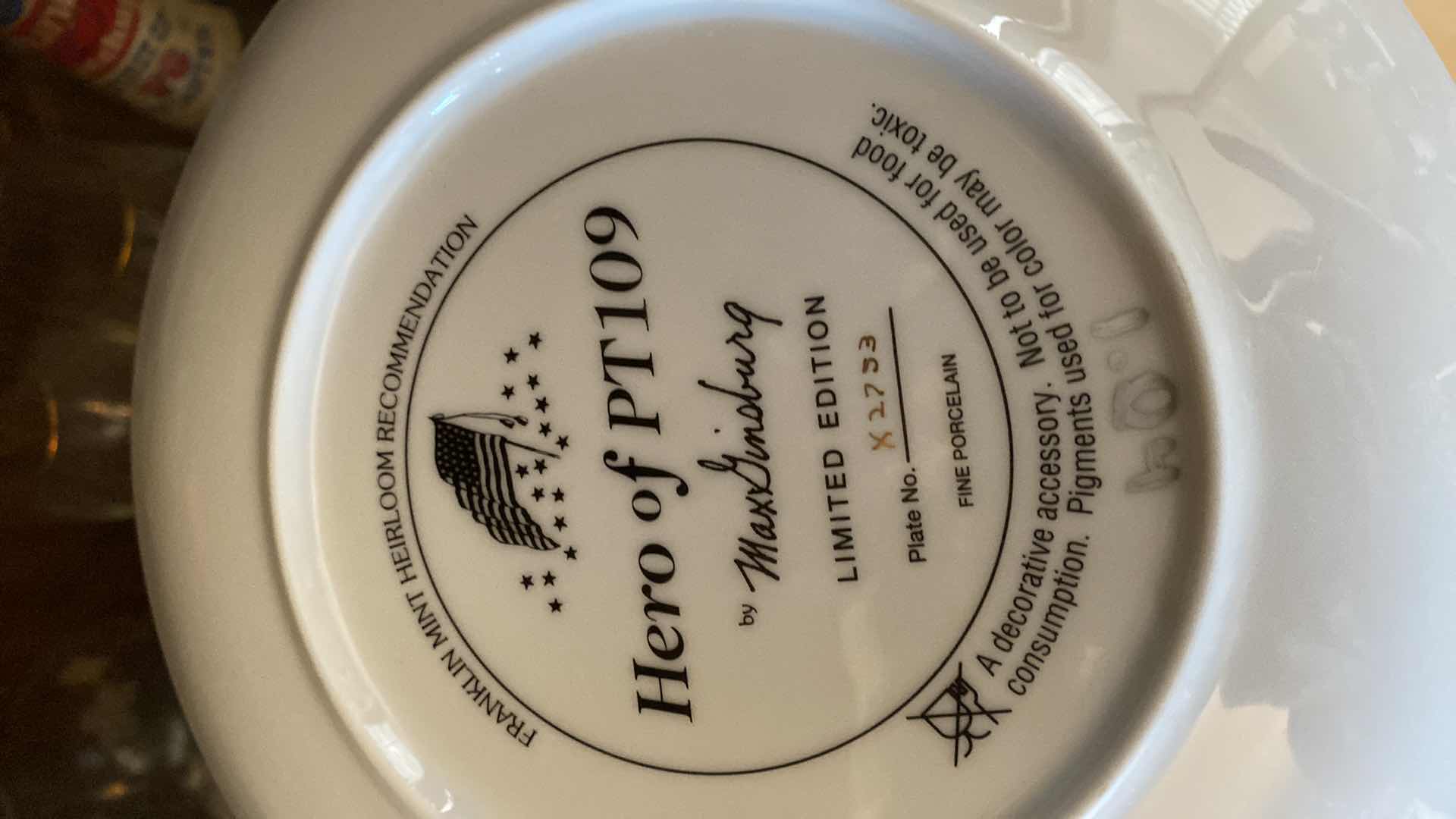 Photo 7 of 6 FRANKLIN MINT PRESIDENT KENNEDY COLLECTOR PLATES 8”