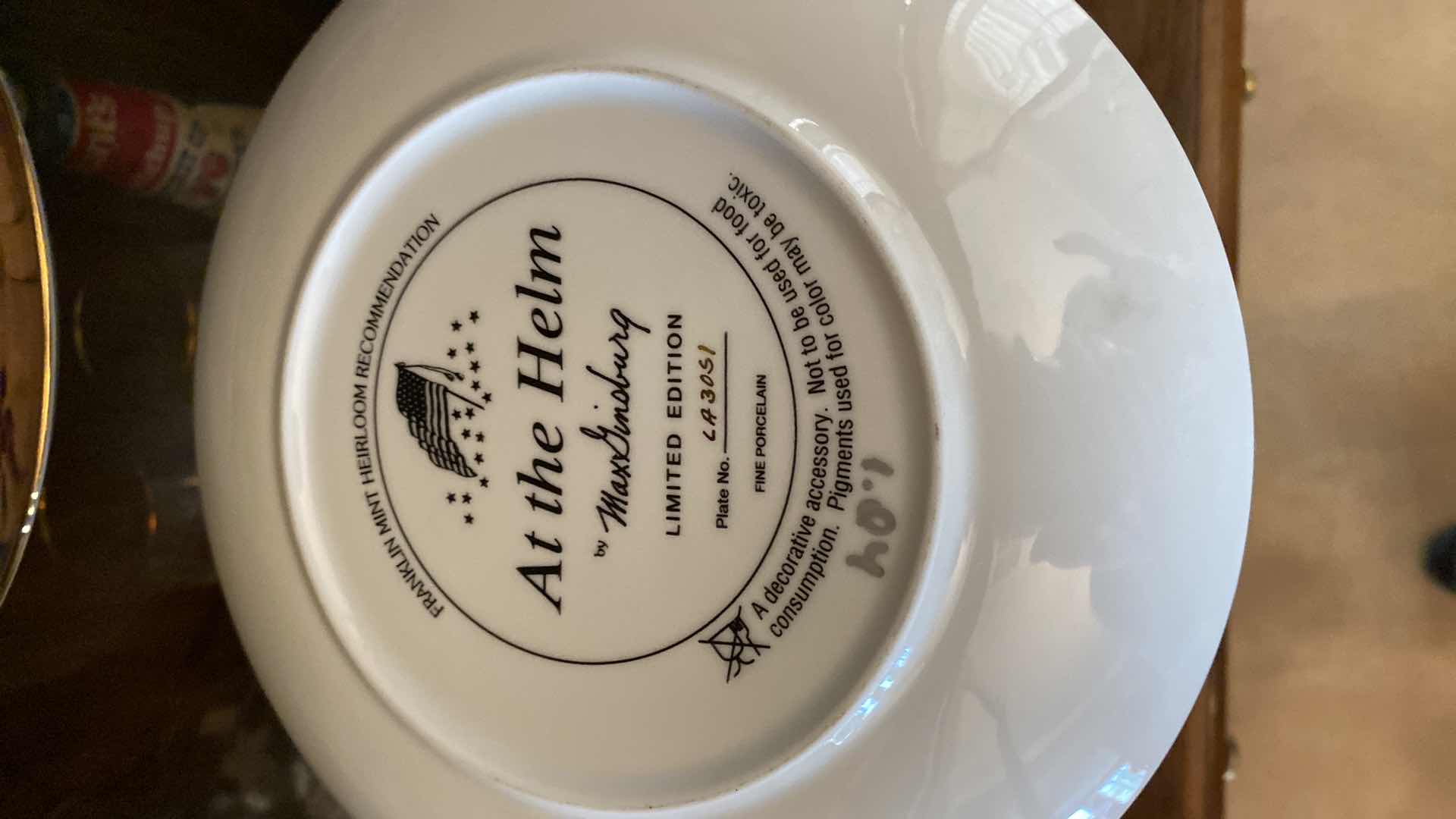 Photo 4 of 6 FRANKLIN MINT PRESIDENT KENNEDY COLLECTOR PLATES 8”