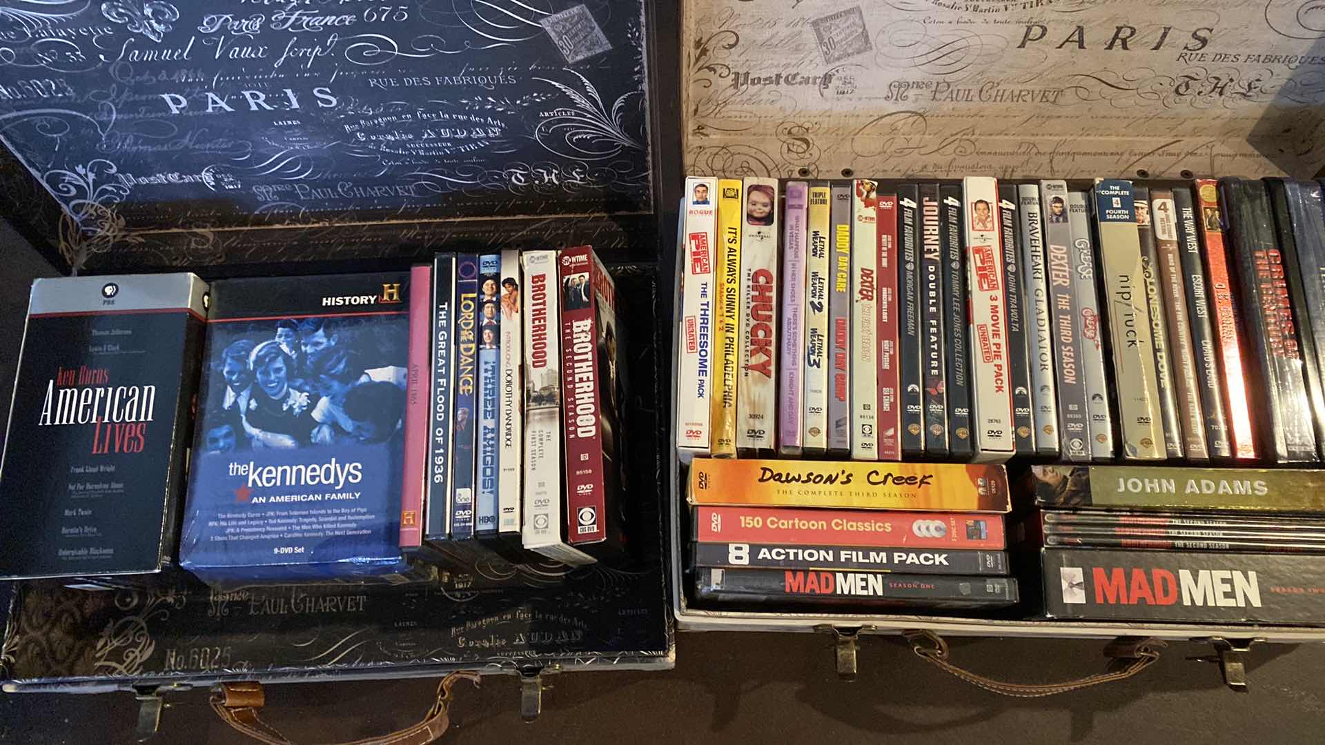 Photo 1 of 2 BOXES DVD’s AND VHS TAPES