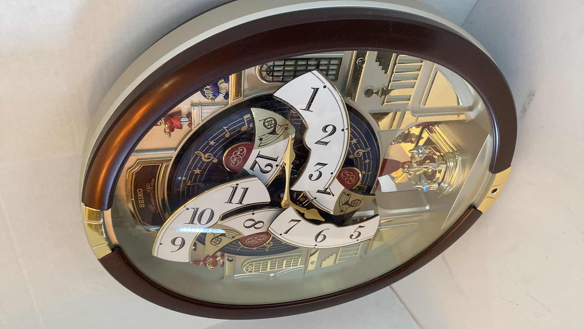 Photo 1 of SEIKO MELODIES IN MOTION CLOCK 14.5” X 17”