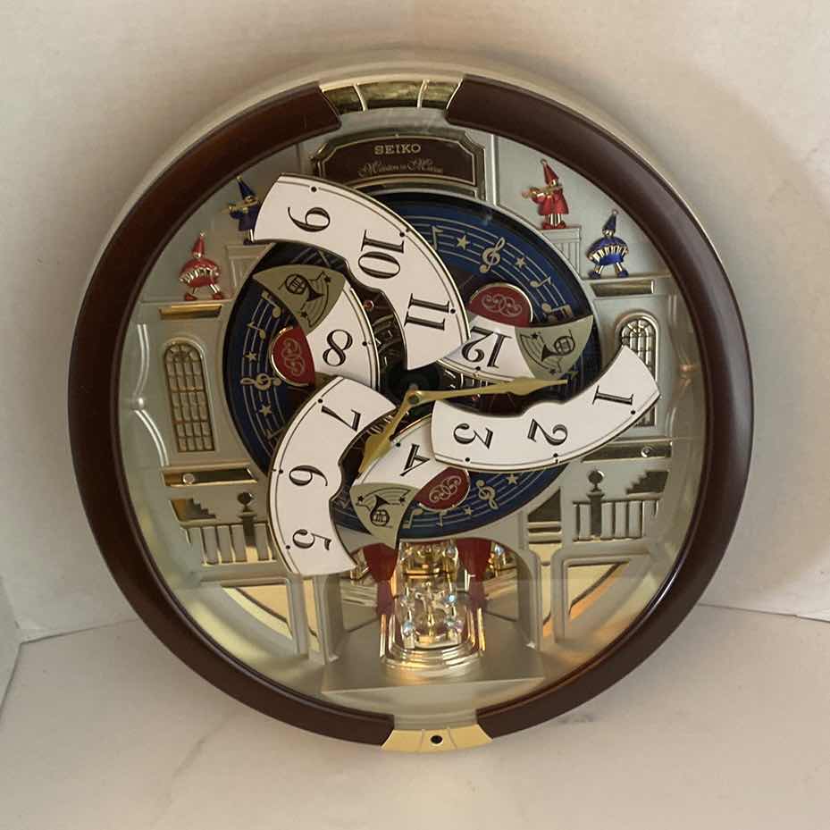 Photo 1 of SEIKO MELODIES IN MOTION CLOCK 14.5” X 17”