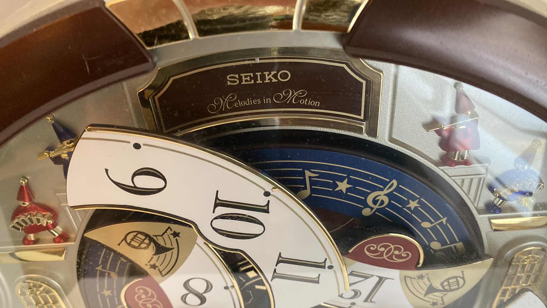 Photo 1 of SEIKO MELODIES IN MOTION CLOCK 14.5” X 17”