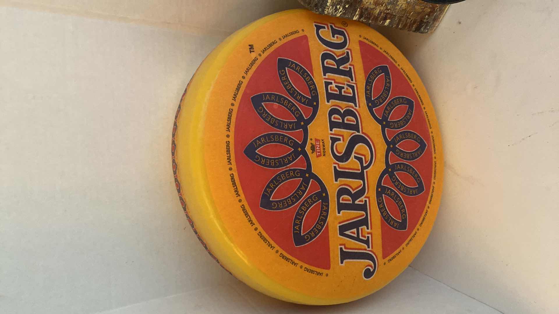 Photo 1 of 3 VINTAGE HOME DECOR JARLSBERG WOOD CHEESE 13.5”